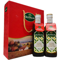 意大利原装进口奥尼特级初榨橄榄油500mlx2礼盒食用油烹调食用油