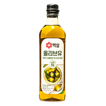 韩国希杰白雪特级初榨橄榄油 CJ食用油 900ml（475）