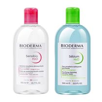 法国Bioderma贝德玛卸妆水500ml粉水保湿舒妍洁肤液敏感肌男女