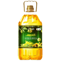 中粮福临门橄榄清香食用植物调和油5L*1桶装家庭食用油