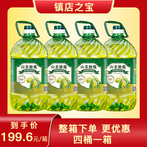 陈氏山茶橄榄油食用油植物调和油5L*4桶装家用压榨油5升整箱团购