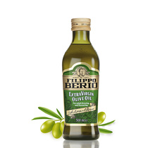 翡丽百瑞意大利进口特级初榨橄榄油500ml食用油