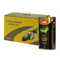 西班牙进口ABRIL艾伯瑞特级初榨橄榄油5升 食用油橄榄油5L礼盒