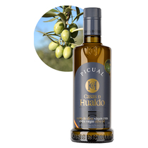 西班牙原装进口单一果特级初榨橄榄油500ml皮夸尔多酚高口感浓厚