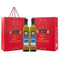 西班牙橄榄油礼盒原油进口特级初榨橄榄油健康礼盒500ml*2