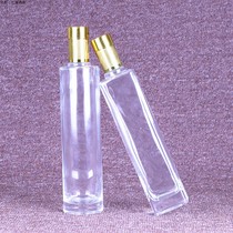 销售橄榄油瓶圆形500ml山茶油瓶麻油核桃油瓶一斤晶料玻璃空瓶子