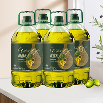 伽伽禧添加特级初榨橄榄5L*4大桶食用油调和油整箱家庭装炒菜凉拌
