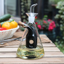 创意双层酱油壶北欧油醋瓶二合一西餐桌面调料罐橄榄油酱汁玻璃瓶