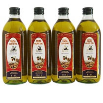 商超同款 希腊原装进口阿格利司特级初榨橄榄油冷榨1L*4瓶 食用油