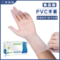 一次性PVC手套食品级专用乳胶橡胶/餐饮烘焙厨房洗碗家务美容防护