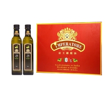 意大利进口帝王特级初榨橄榄油红樽礼盒A500m*2