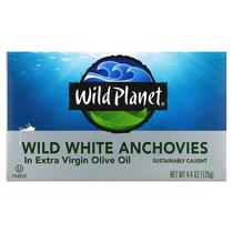 Wild Planet,初榨橄榄油中的野生白凤尾鱼，4.4 盎司（125 克）