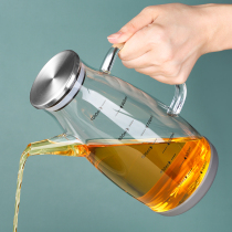 玻璃油壶厨房家用高硼硅油瓶不挂油装酱油醋调料瓶防漏大号油罐壶
