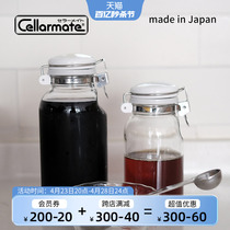 星硝日本进口玻璃调味罐家用厨房酱油醋调料瓶防漏油壶酱料调味瓶
