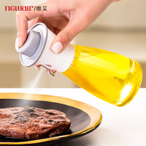 喷油瓶喷雾按压式烧烤喷油壶健身家用厨房食用油橄榄油玻璃控油壶