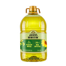 新日期翡丽百瑞5L桶植物调和油特级初榨橄榄油葵花籽油家庭食用油