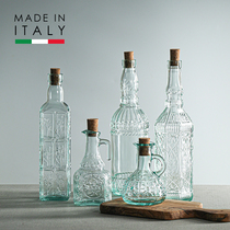 Bormioli意大利进口玻璃调味瓶厨房油瓶大容量油壶分装瓶酱油醋瓶