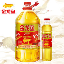 金龙鱼黄金比例1比1:1食用植物调和油4L/5.2L桶装家用商用色拉油