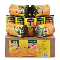 黄桃罐头官方旗舰店12罐装*425g正品整箱砀山特产新鲜水果罐头