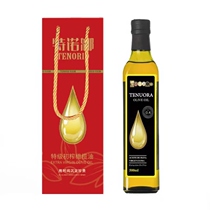 特诺娜初榨橄榄油 500ml单瓶 礼盒装 黑金版
