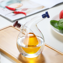 日式家用创意厨房防漏油壶双层玻璃酱油瓶餐厅调味瓶油醋瓶二合一