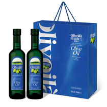 欧丽薇兰橄榄油礼盒 纯正橄榄油500ml*2礼盒 食用油家用 年货礼盒