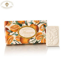 意大利进口SAPONIFICIO菲罗迪诺地中海橙橘沐浴香皂礼盒125gx3块