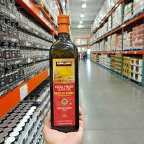 Costco代购意大利进口科克兰罗马特级初榨橄榄油1L瓶低温中度果香