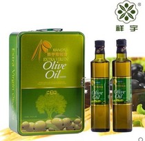 祥宇te级初榨食用橄榄油 尊享型500ml*2 食用油护肤