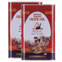 阿格利司希腊原装进口特级初榨橄榄油4L*2铁桶食用油