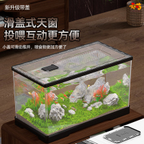 鱼缸客厅小型2024新款超白金鱼斗鱼缸亚克力桌面生态水族箱乌龟缸