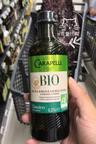 代购法国本土carapelli卡拉佩利有机特级初榨橄榄油油橄榄250ml