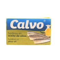 葡萄牙进口 凯芙Calvo橄榄油浸沙丁鱼120g 即食罐头