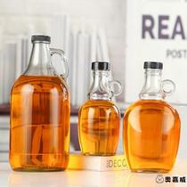 茶油瓶子空瓶玻璃瓶香油专用密封瓶食品级油罐厨房家用大容量油壶
