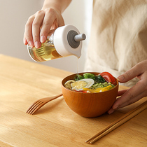 日本小油壶厨房烙饼家用烘焙硅胶油刷带瓶耐高温刷盖一体式烧烤刷