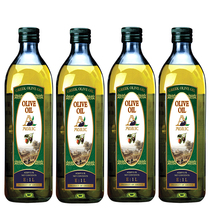 商超同款】希腊原装进口阿格利司橄榄油 食用油1L*4瓶装家用实惠