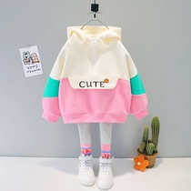 女童春装套装女宝宝春秋季洋气时髦新款儿童休闲运动卫衣两件套潮