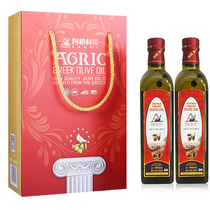 阿格利司 希腊原装进口特级初榨橄榄油500ml*2瓶礼盒装月子宴回礼