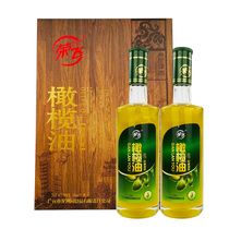广元荣飞橄榄油食用油500mlx2礼盒装特级初榨橄榄油包邮