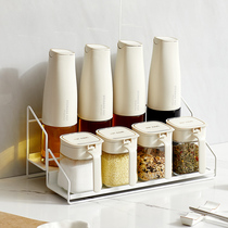 川岛屋调料罐厨房家用调料盒组合套装盐罐味精收纳盒油壶调味瓶罐