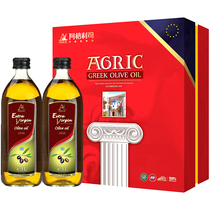 阿格利司希腊原装进口特级初榨橄榄油1L*2瓶食用油企业团购礼盒