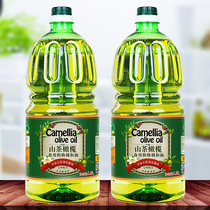鸿瑞门山茶橄榄食用油植物调和油压榨1.8L*2瓶装小瓶宿舍1.8升